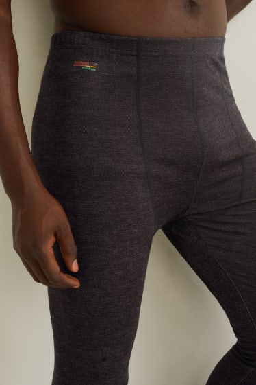Hommes - Caleçon long - THERMOLITE® - noir