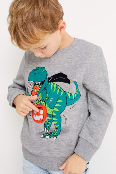 Toddler Boys - Multipack 2er - Halloween-Sweatshirt und -Langarmshirt - orange-rot