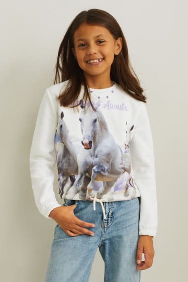 Kids Girls - Bluza - kremowobiały