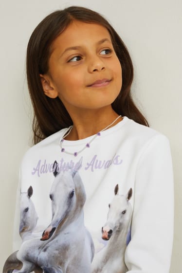 Kids Girls - Bluza - kremowobiały