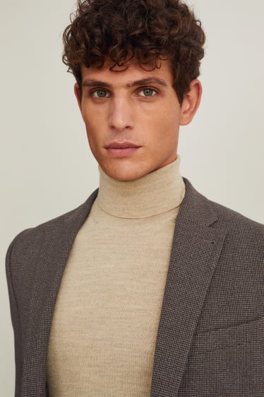 Herren - Baukasten-Sakko - Slim Fit - Flex - LYCRA® - dunkelbraun