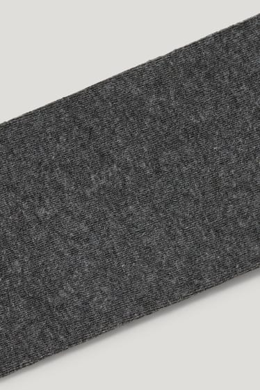 Damen - Strumpfhose mit Kaschmir-Anteil - grau-melange