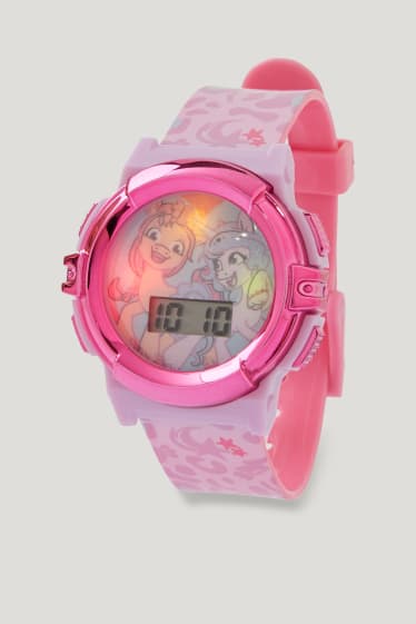 Niñas - My Little Pony - reloj de pulsera - rosa