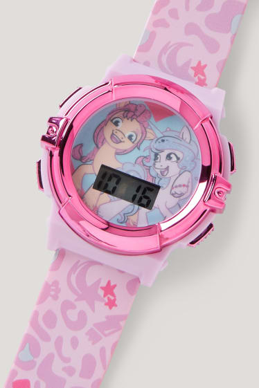 Małe dziewczynki - My Little Pony - zegarek - jasnoróżowy