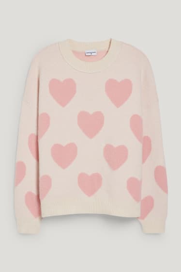 Donna - CLOCKHOUSE - maglione - fantasia - rosa