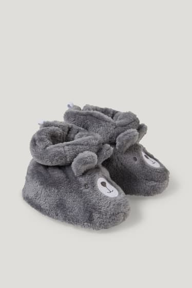 Baby Girls - Baby-Krabbelschuhe - grau