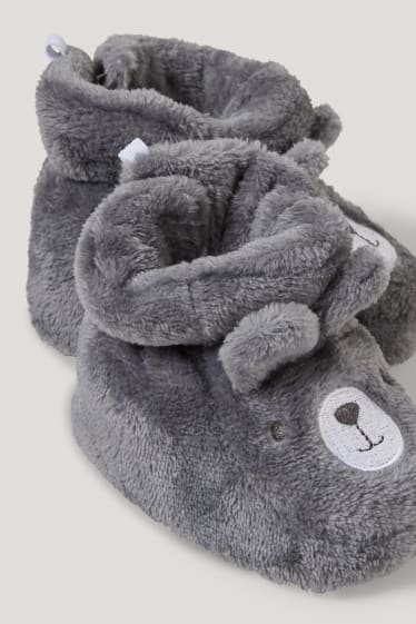 Baby Girls - Baby-Krabbelschuhe - grau