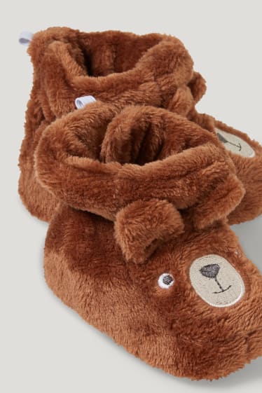 Baby Boys - Baby-Krabbelschuhe - havanna