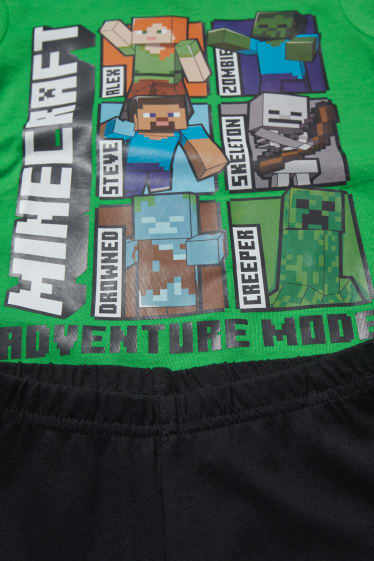 Batolata chlapci - Minecraft - pyžamo - 2dílné - zelená