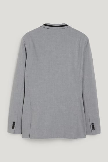 Uomo - Giacca coordinabile - slim fit - Flex - LYCRA® - grigio chiaro melange