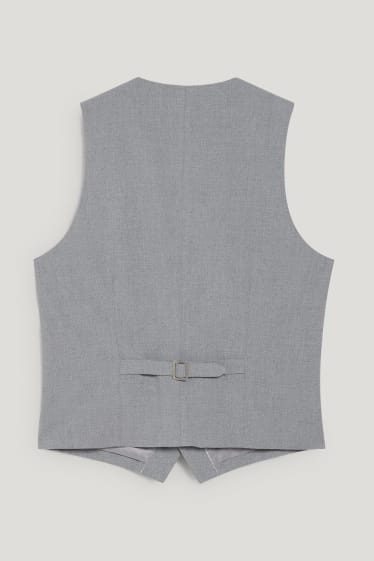 Men - Mix-and-match waistcoat - slim fit - Flex - LYCRA® - light gray-melange