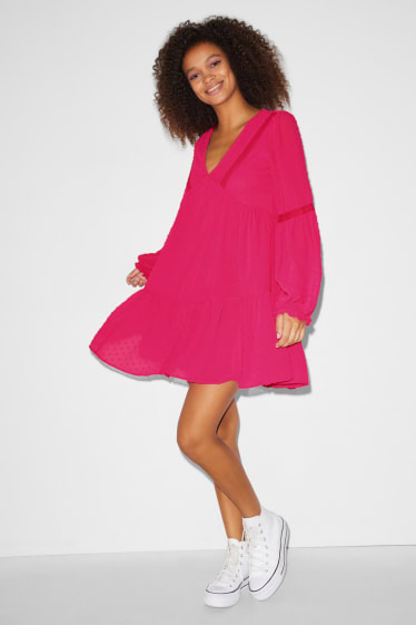 Exklusiv Online - CLOCKHOUSE - Kleid - pink