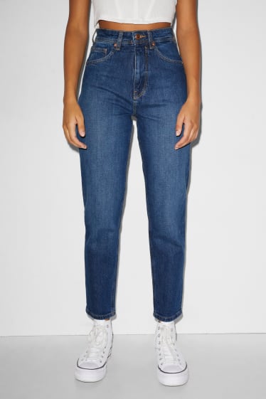 Clockhouse Girls - CLOCKHOUSE - mom jeans - high waist - denim-blue