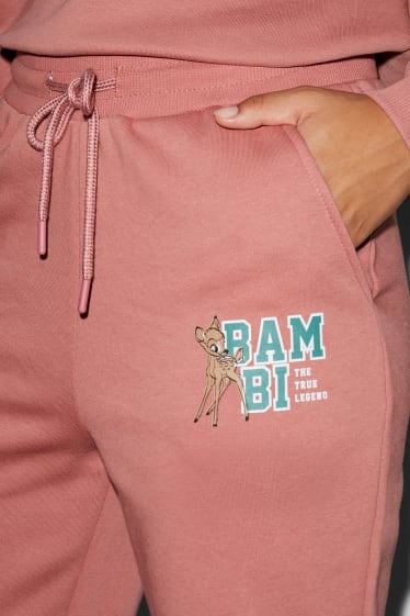 Clockhouse femme - CLOCKHOUSE - pantalon de jogging - Bambi - rose foncé