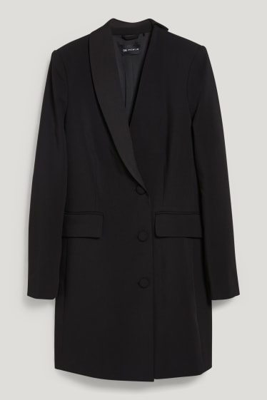 Donna - Vestito con spalline - da materiali riciclati - nero