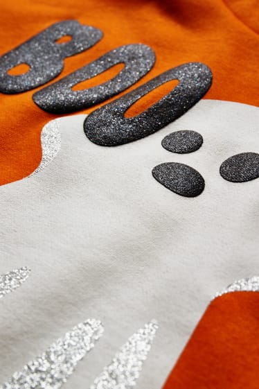 Kids Girls - Halloween hoodie - oranje