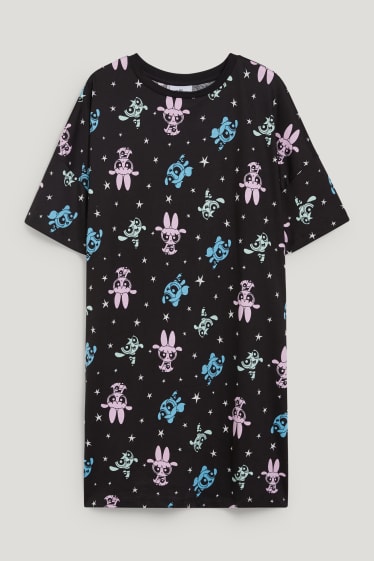Online exclusive - CLOCKHOUSE - nightshirt - Powerpuff Girls - black