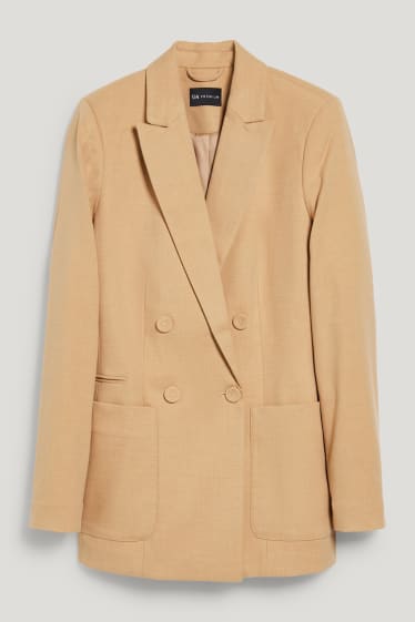 Dona - Blazer - regular fit - marró clar