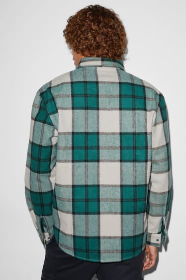 Clockhouse niños - CLOCKHOUSE - camisa - relaxed fit - kent - de cuadros - verde oscuro / blanco