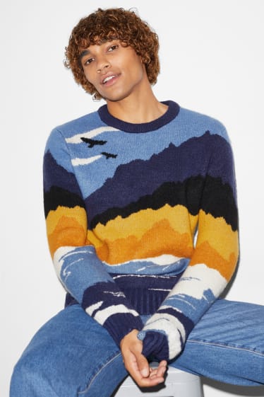 Clockhouse Boys - CLOCKHOUSE - Pullover - blau / hellblau