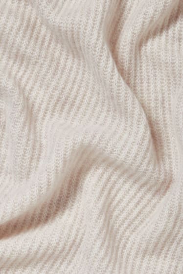 Dames - Sjaal van kasjmier - licht beige