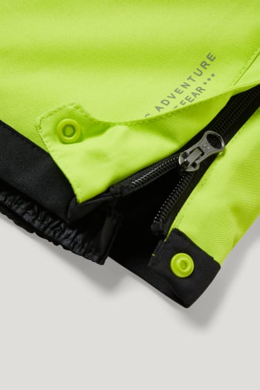 Niños - Pantalón de esquí - verde fosforito