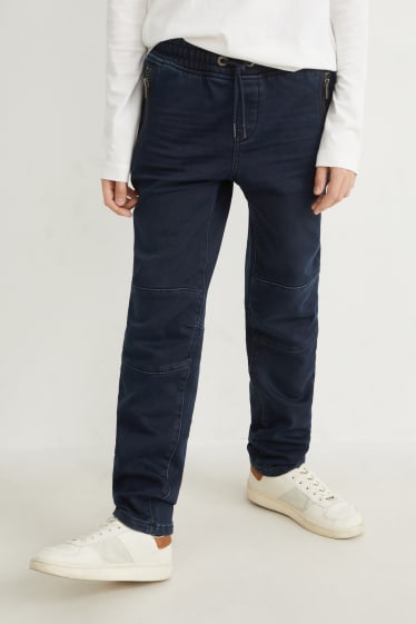 Bambini: - Pantaloni termici - jeans blu