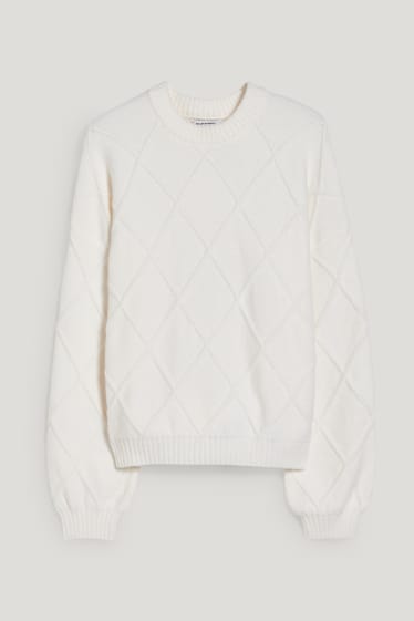 Clockhouse Girls - CLOCKHOUSE - maglione - bianco neve