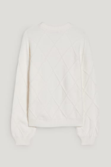 Clockhouse Girls - CLOCKHOUSE - maglione - bianco neve