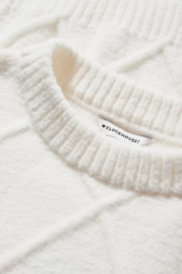 Clockhouse Girls - CLOCKHOUSE - maglione - bianco neve