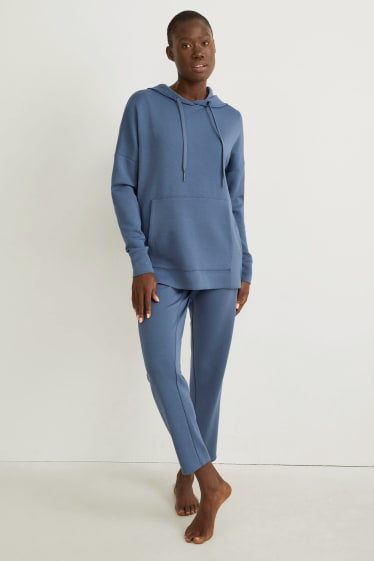Dona - Pantalons de xandall - ioga - 4 Way Stretch - blau
