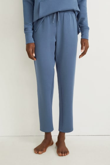 Dona - Pantalons de xandall - ioga - 4 Way Stretch - blau