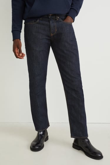 Mężczyźni - Regular Jeans - dżins-ciemnoniebieski