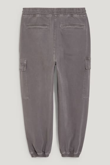 Clockhouse pro kluky - CLOCKHOUSE - cargo kalhoty - loose fit - šedá