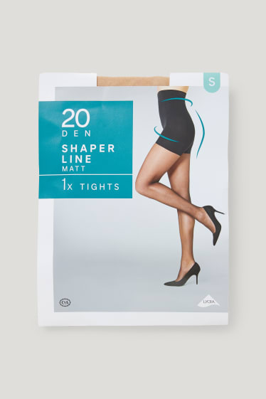 Damen - Feinstrumpfhose - 20 DEN - hellbeige