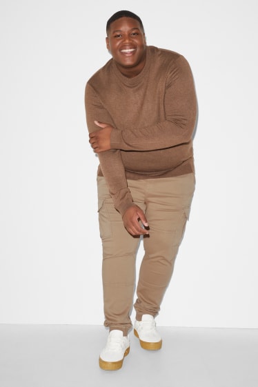 Clockhouse nen - CLOCKHOUSE - pantalons cargo - slim fit - beix