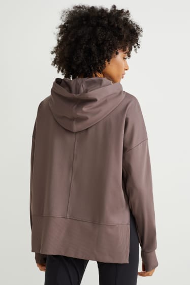Damen - Hoodie - Yoga - braun