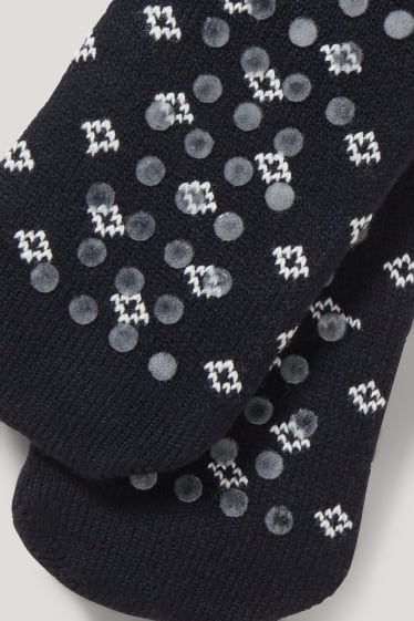 Hombre - Calcetines antideslizantes - LYCRA® - azul oscuro