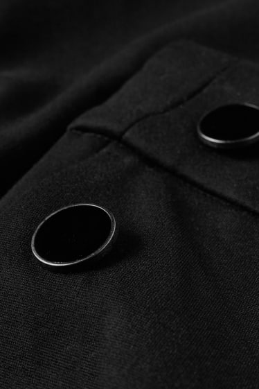 Damen - Jersey-Hose - Straight Fit - LENZING™ ECOVERO™ - schwarz