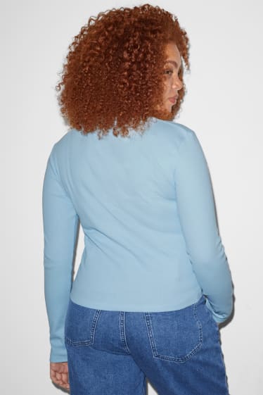 Donna - CLOCKHOUSE - maglia a maniche lunghe - azzurro