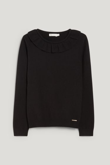 Kids Girls - Sweter - czarny