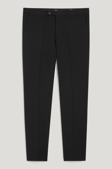 Hommes - Pantalon de costume - slim fit - Flex - LYCRA® - noir