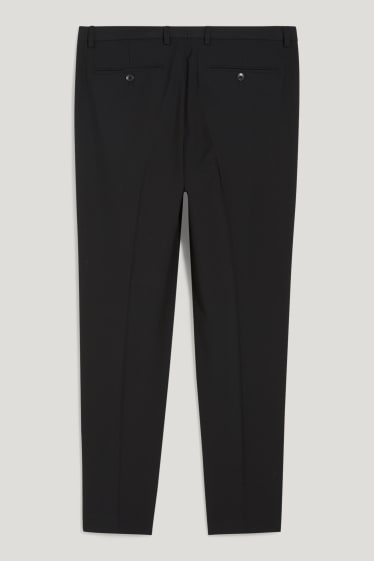 Hommes - Pantalon de costume - slim fit - Flex - LYCRA® - noir