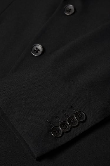 Pánské - Oblekové sako - regular fit - Flex - LYCRA® - Mix & Match - černá
