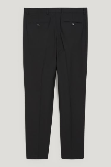 Men - Mix-and-match trousers - regular fit - flex - LYCRA® - recycled - black