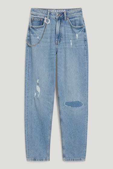 Clockhouse Girls - CLOCKHOUSE - Mom Jeans - High Waist - jeans-blau