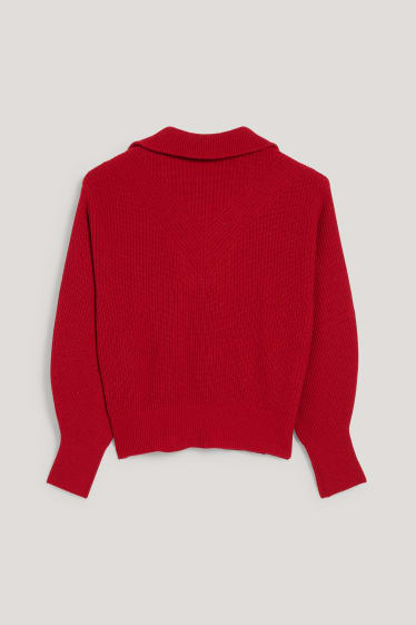 Donna - Maglione - rosso scuro