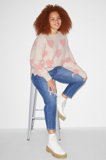 Donna - CLOCKHOUSE - maglione - fantasia - rosa