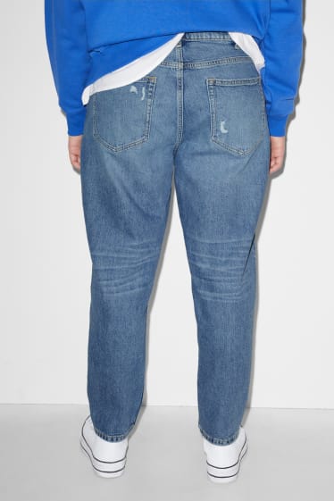 Damen XL - CLOCKHOUSE - Mom Jeans - High Waist - jeans-blau