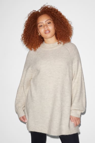 Femmes grandes tailles - CLOCKHOUSE - Pullover - crème